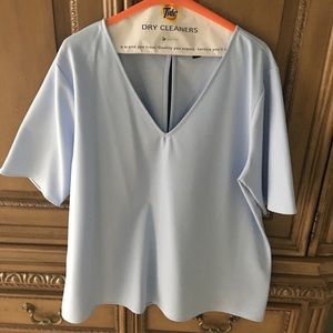 Beautiful Ann Taylor Low V Blouse XL